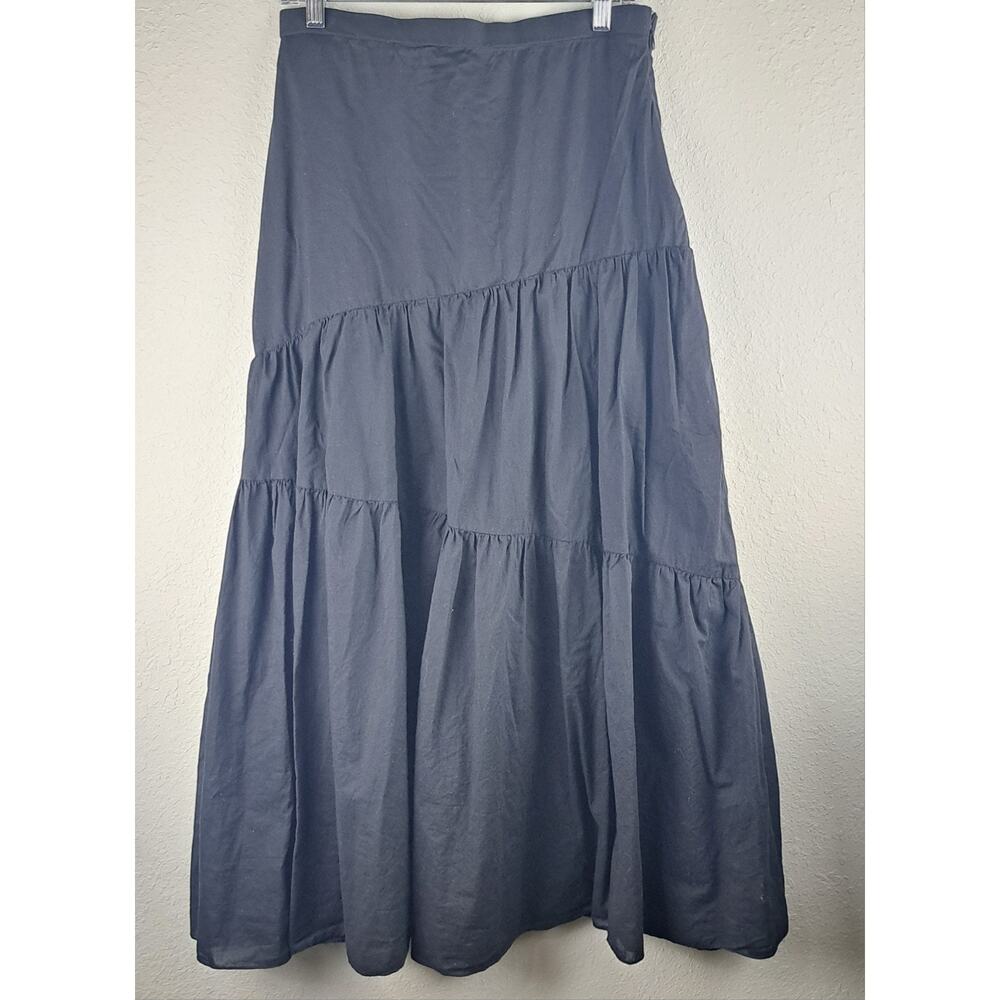 Modern Citizen Medium Runa Tiered Maxi Skirt Witchy Goth Fairy Core
